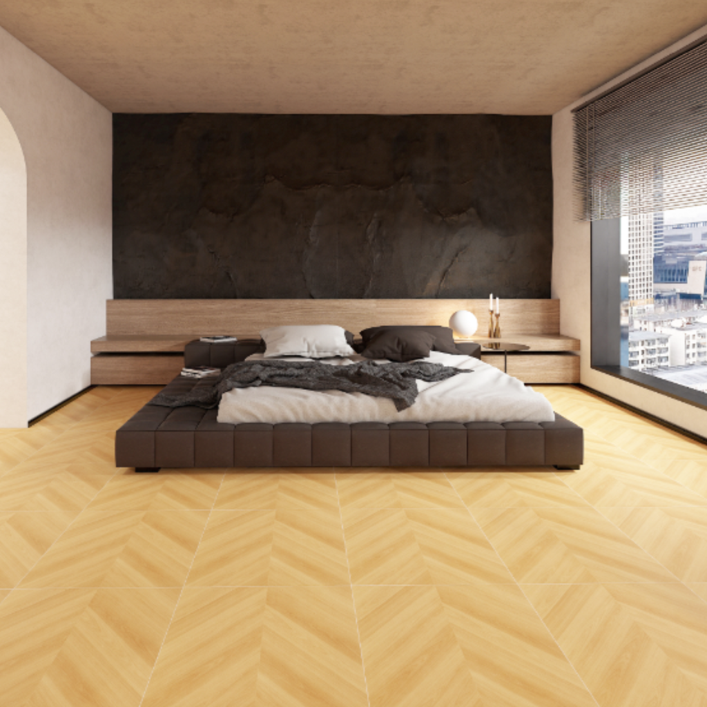 Gạch giả gỗ 600x600mm xương đá nhập khẩu mã GG6A01