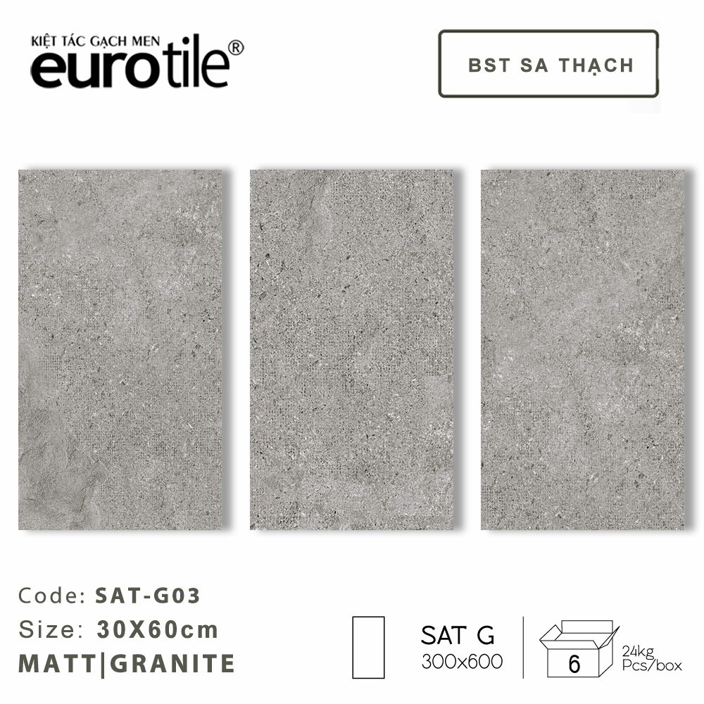 Gạch ốp lát Eurotile 60x60 SAT-G03