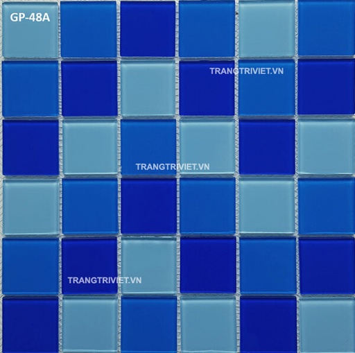 [48-A] Gạch mosaic thủy tinh mix 48-A