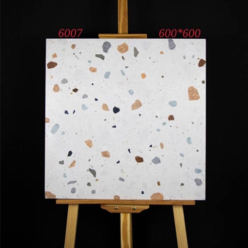 [6007] Gạch Terrazzo 600x600mm Men Matt 6007