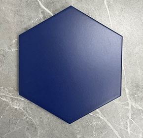 [M23208] Gạch lục giác xanh đậm men mờ 115*230*200