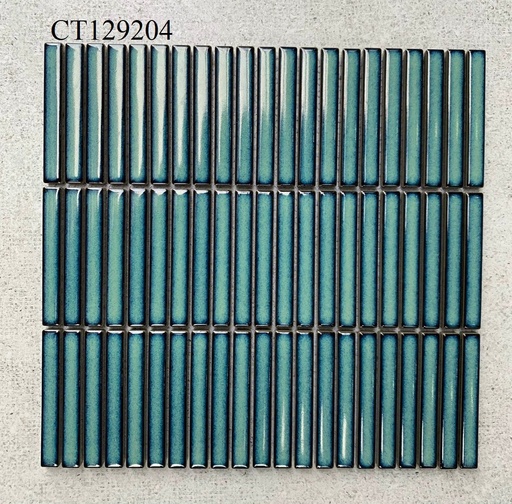 [CT129204] Gạch Mosaic Que Xanh Nhạt Chip 12*92 mm