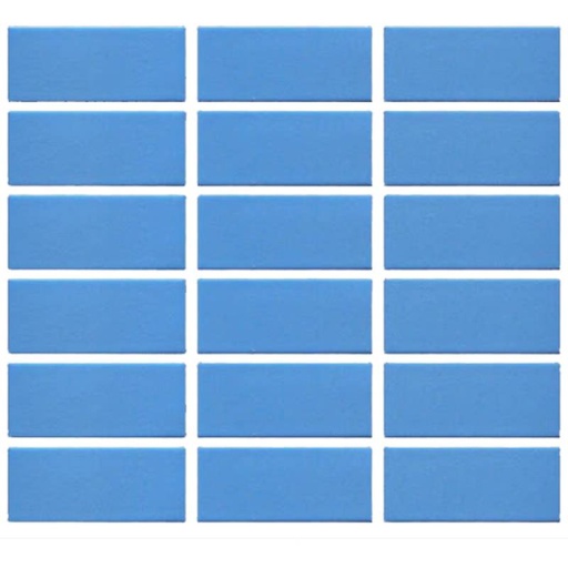 [571] Gạch ốp tường vỉ giấy 45x95mm màu xanh dương nhạt