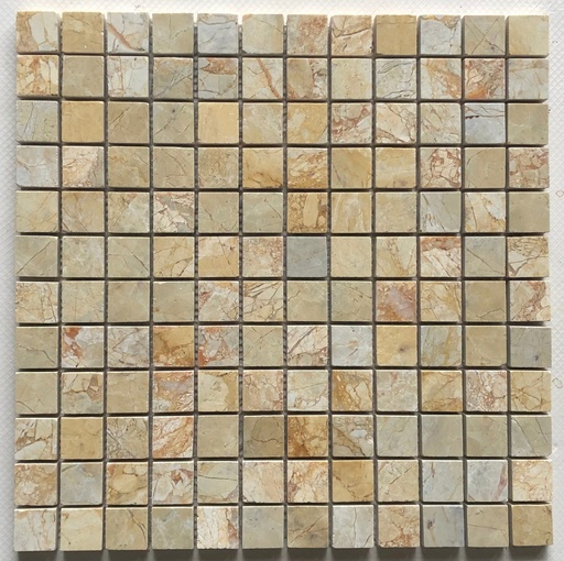 [MSB M14QR.23] Đá mosaic Màu Vàng Chanh 23x23 M14C