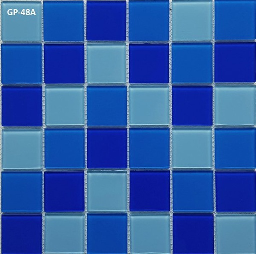 [GP-48A] Gạch Mosaic Thủy Tinh Chip 48x48mm GP-48A