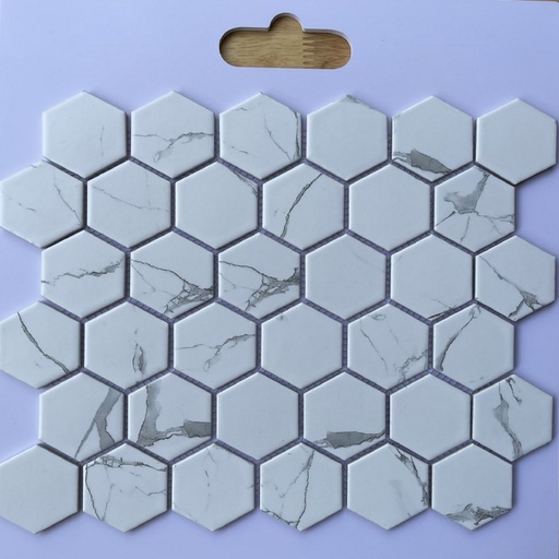 [P56M01] Gạch mosaic gốm lục giác
