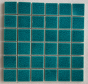 Gạch Mosaic 48x48mm Men Rạn Xanh Nước Biển